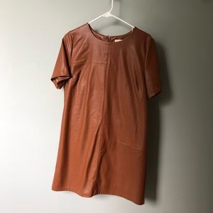 Roolee faux leather dress